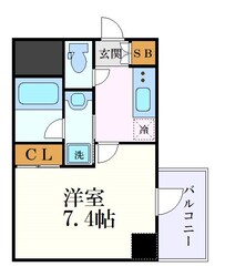 ヴィークブライト名古屋東別院の物件間取画像